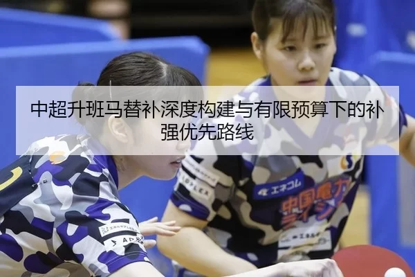 中超升班马替补深度构建与有限预算下的补强优先路线